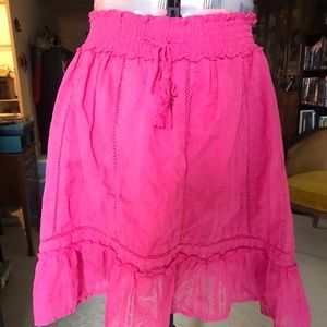 Aeropostale pink boho skirt XL